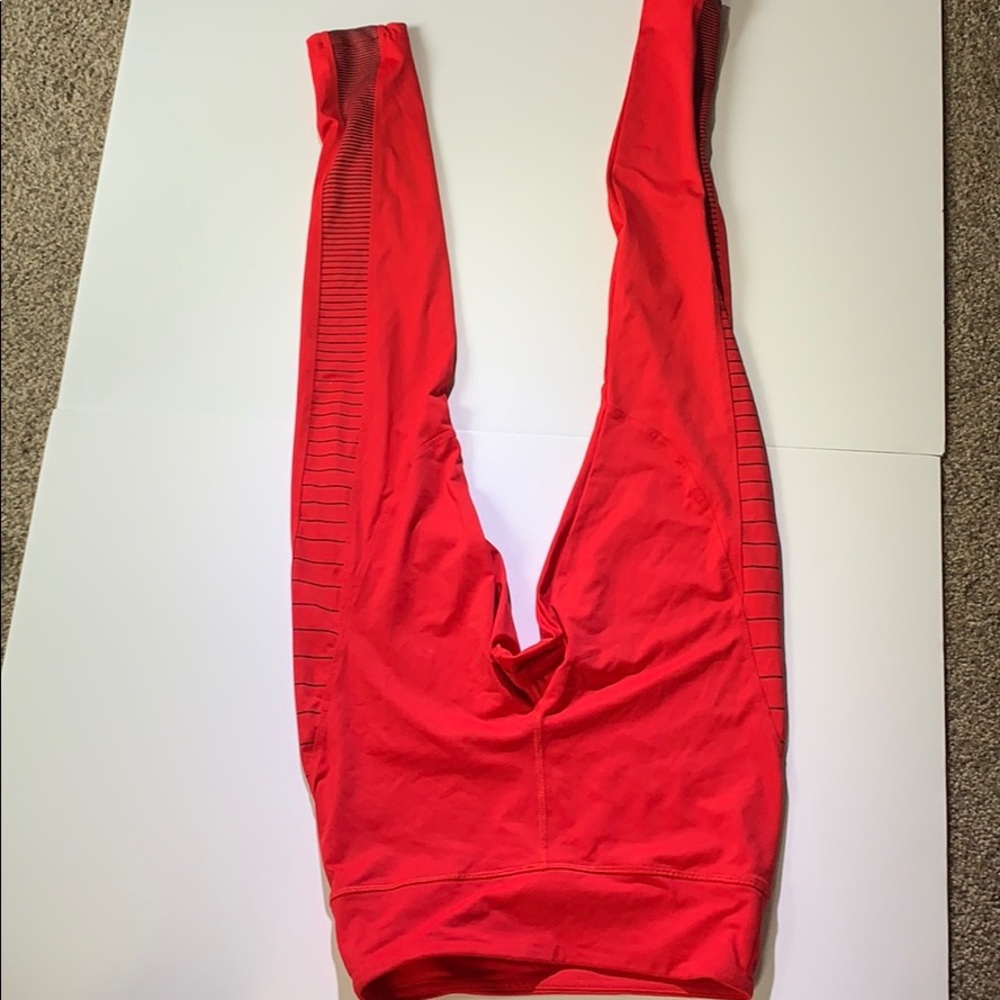 forever 21 red leggings.